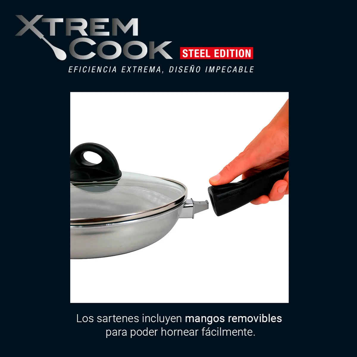 Xtrem Cook™ Steel Edition – Set de Cocina Inducción (4 Piezas Esenciales)
