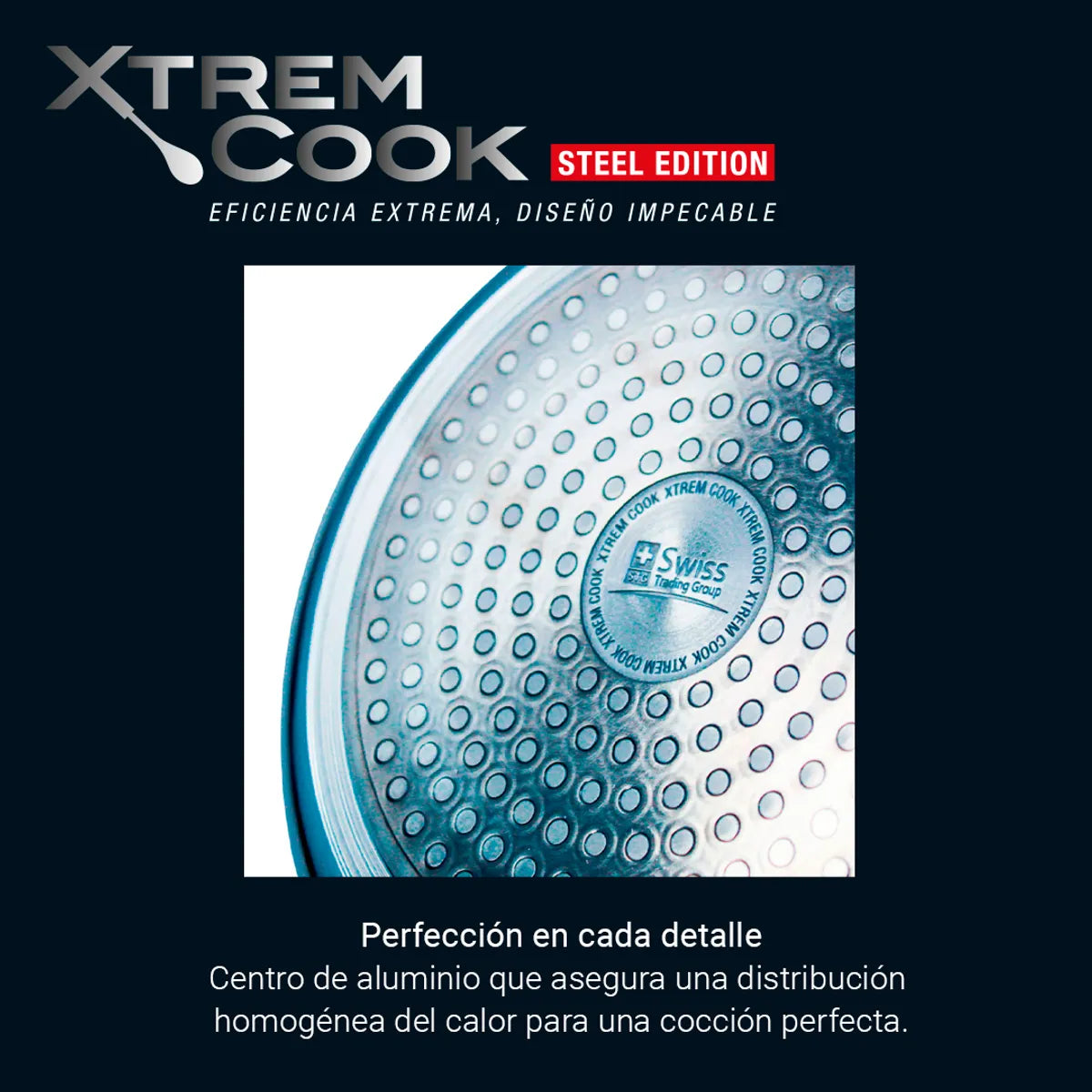Xtrem Cook™ Steel Edition – Set de Cocina Inducción (4 Piezas Esenciales)