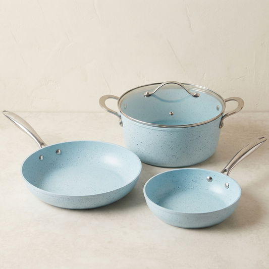 Xtrem Cook™ Ceramic Series – Edición "Celeste Tech" (4 Pcs)