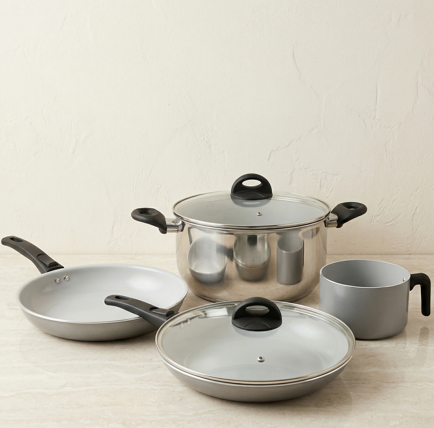 Xtrem Cook™ Steel Edition – Set de Cocina Inducción (4 Piezas Esenciales)