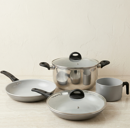 Xtrem Cook™ Steel Edition – Set de Cocina Inducción (4 Piezas Esenciales)